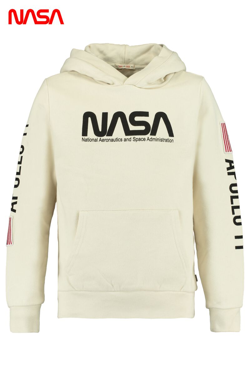Jongens NASA hoodie met print Ivory | America Today