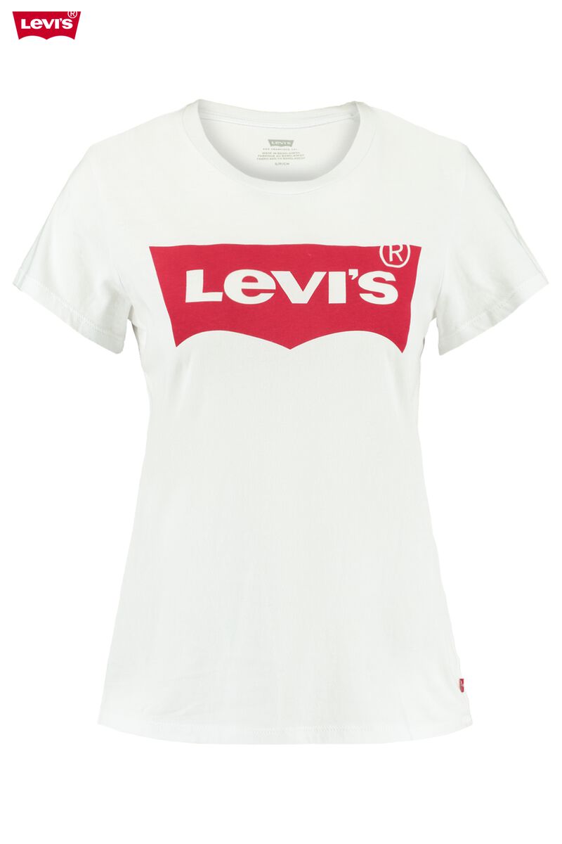 Damen T-shirt Levi's The perfect tee Weiß Online Kaufen