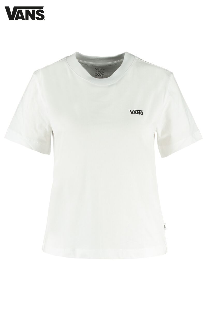 Damen T-shirt Vans Boxy Weiß Online Kaufen