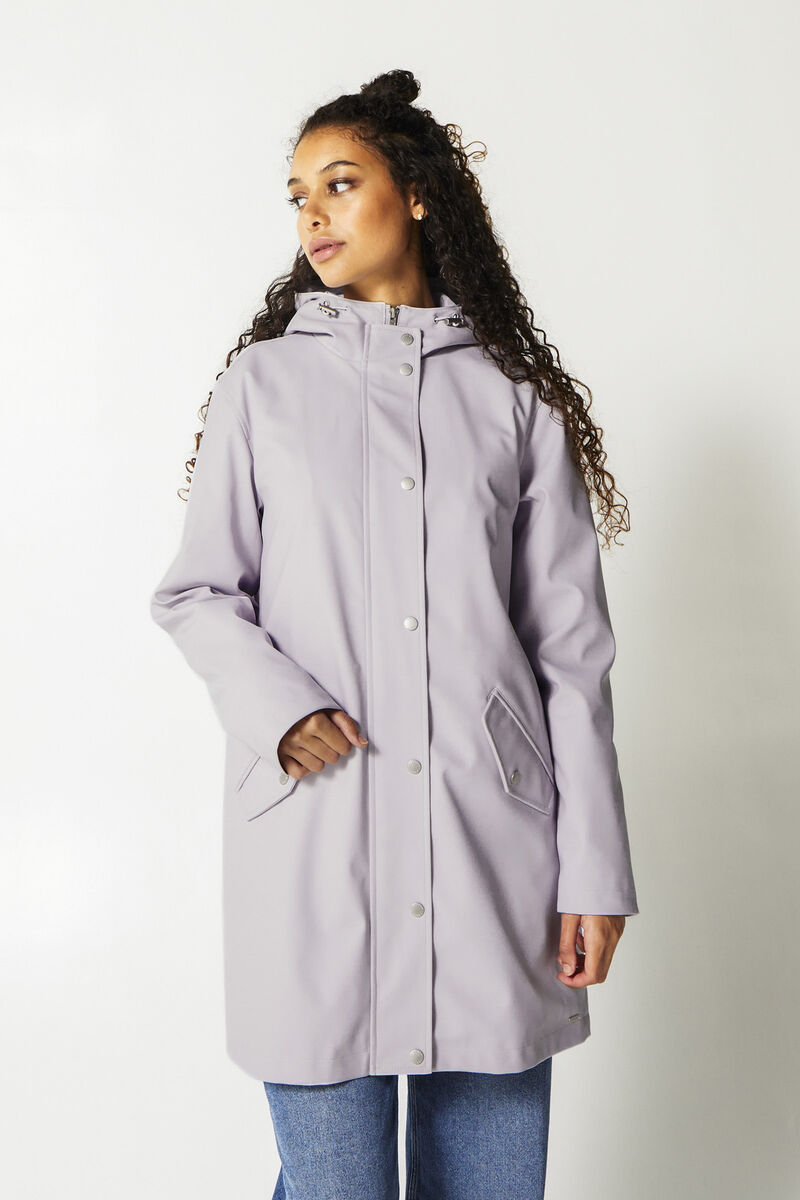 Women Raincoat Janice Pale Lilac | America Today