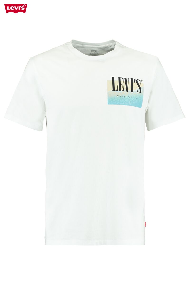 Men T-shirt Levi's Graphic Set-in Neck White Buy Online