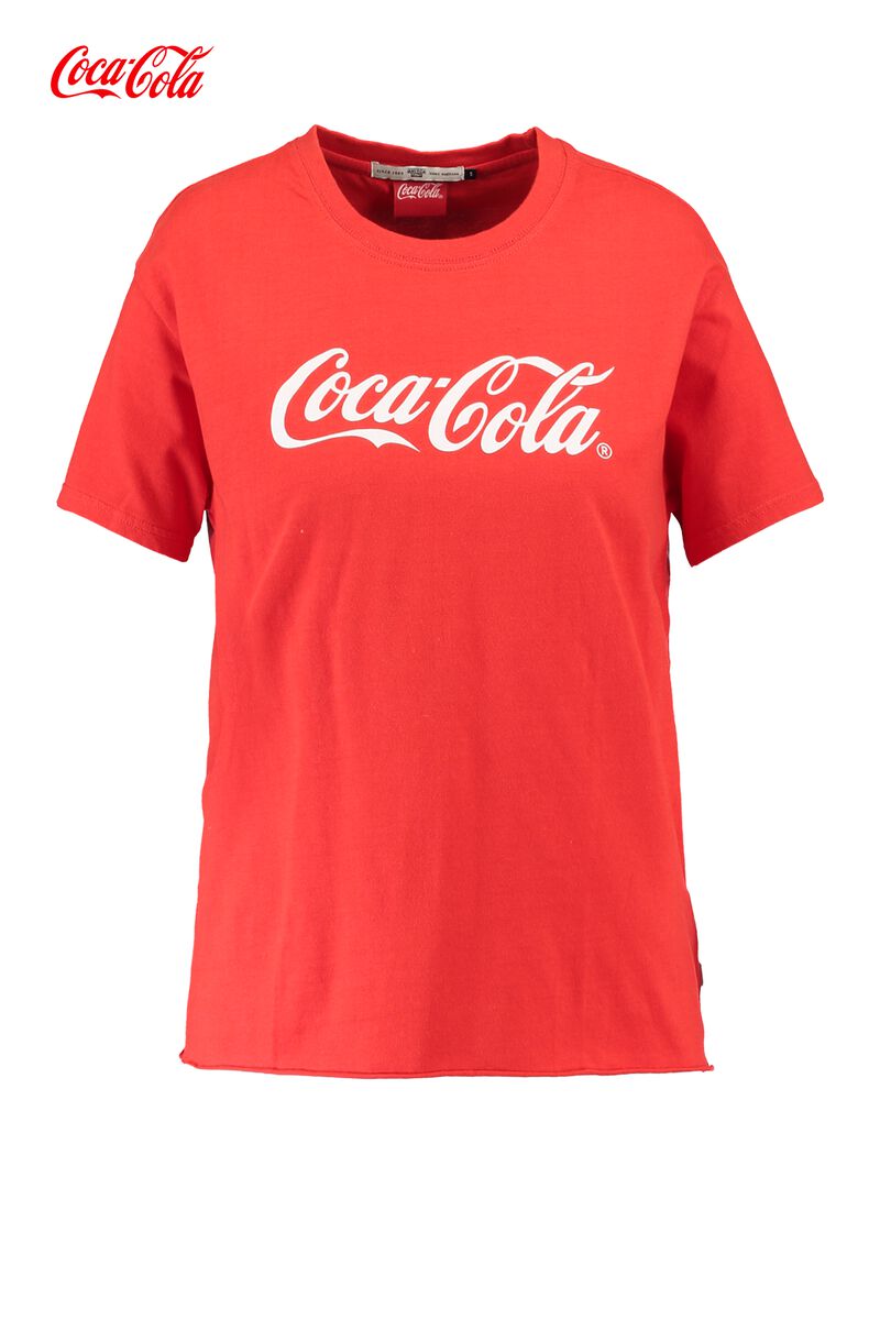 Dames T-shirt Coca-Cola Elly Red | America Today