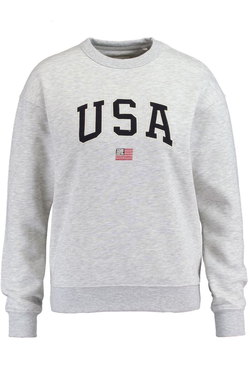 Women Sweater Soel Mid grey melange | America Today