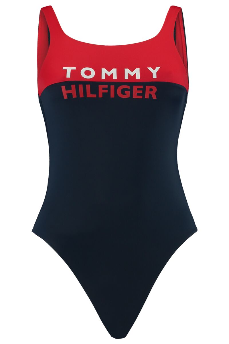 Women Swimsuit Tommy Hilfiger Red Buy Online