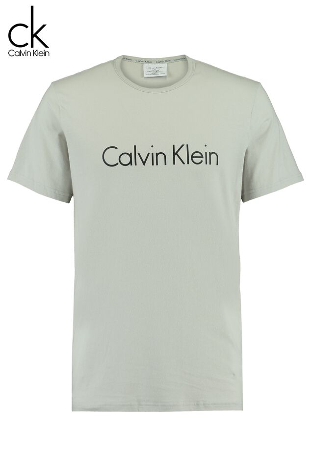 Heren T-shirt Calvin Klein Crew White | America Today
