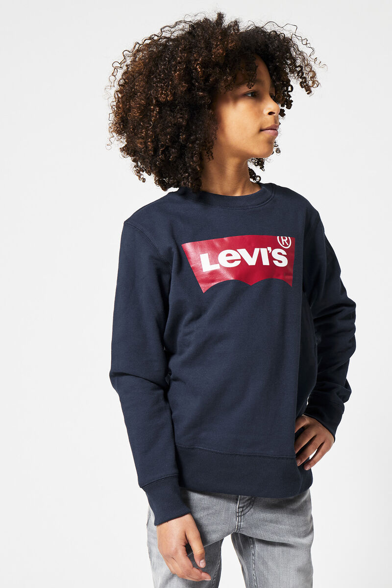 Jungen Levi's Sweatshirt Batwing crewneck Navy