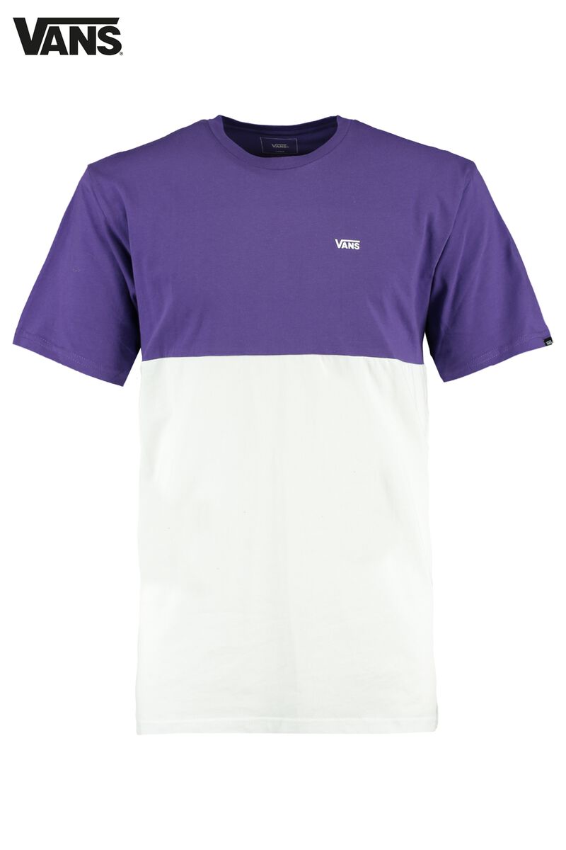 Men T-shirt Vans Colorblock Purple Buy Online