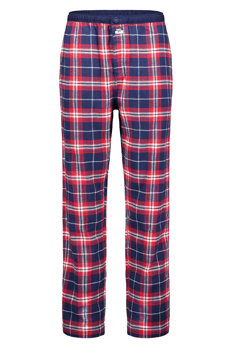 Heren Pyjamabroek Nathan bottom Red/navy