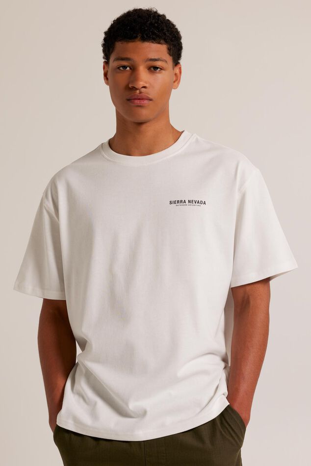 Heren T-shirt Ethan Off white | America Today