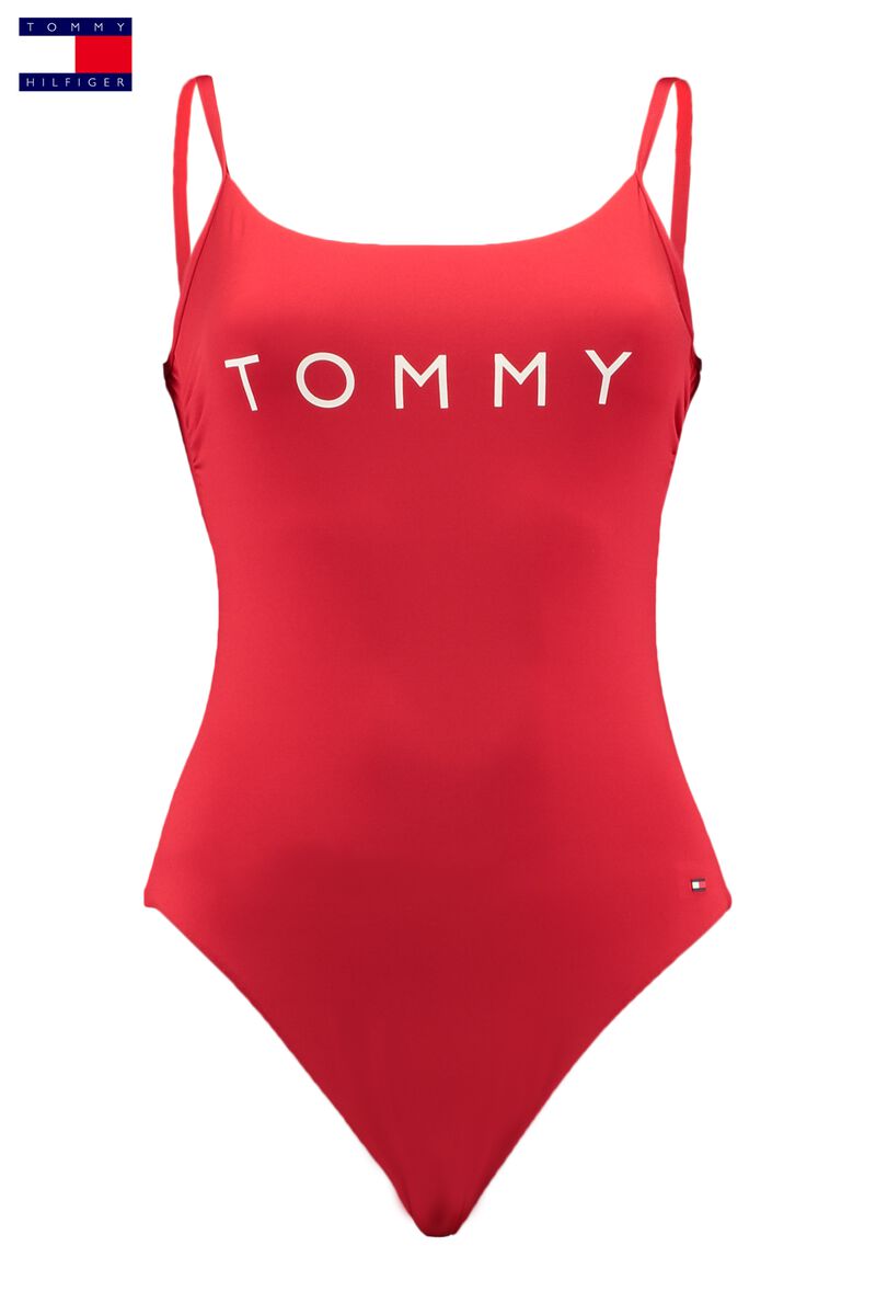 Dames Badpak Tommy Hilfiger Red | America Today