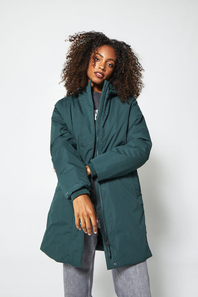 Women Winter jacket Jaya Midnight green | America Today