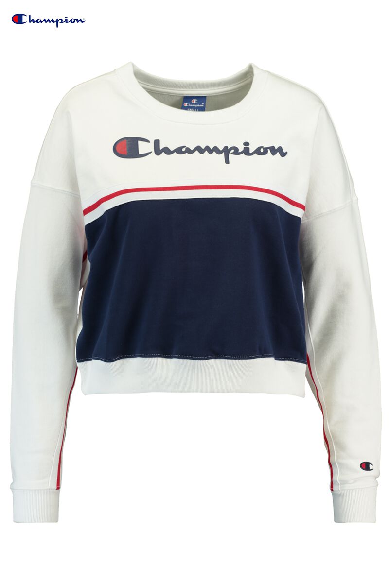 Dames Sweater Champion Manifesto Navy/white