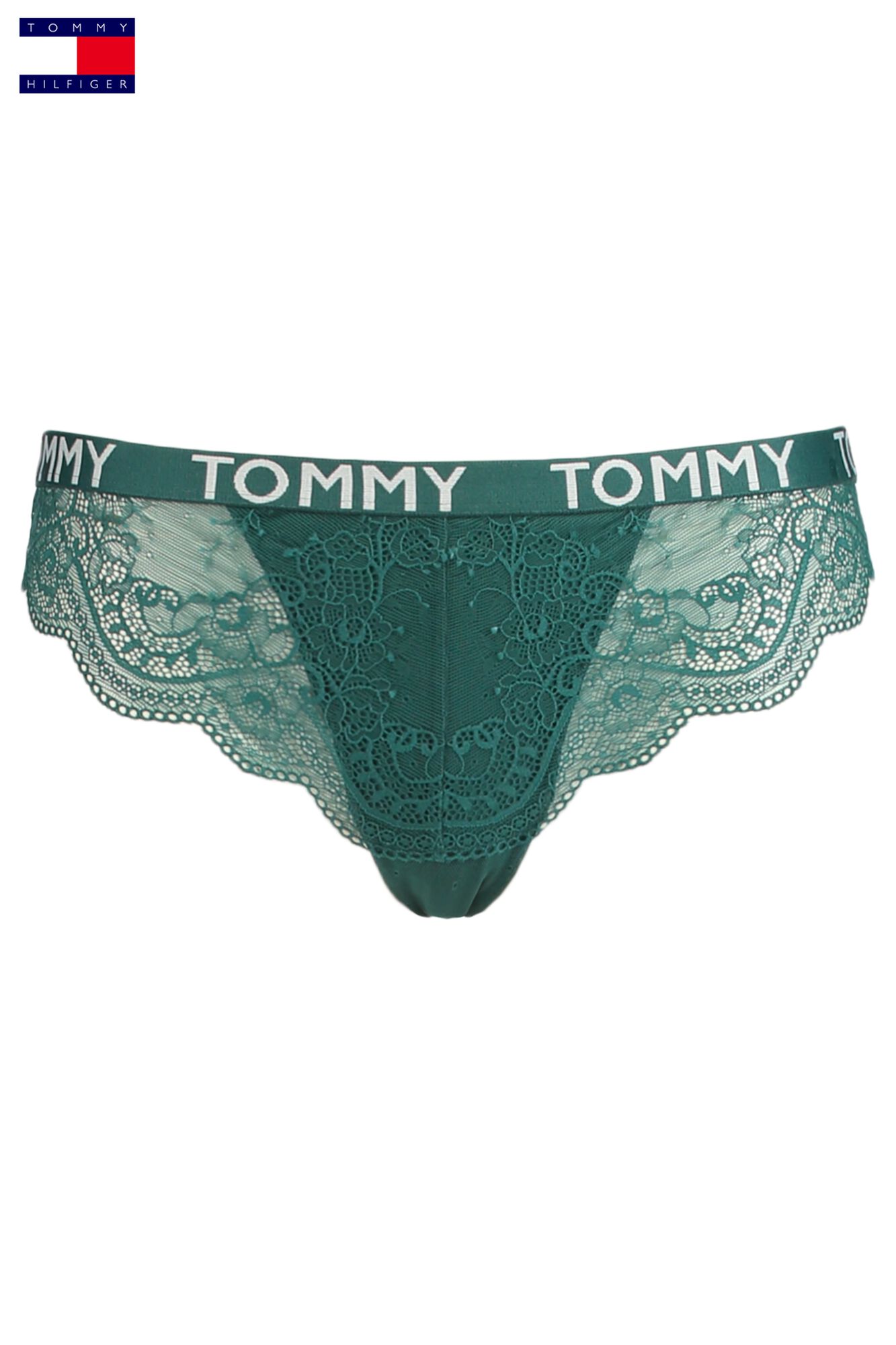 Women Slip Tommy lace brazilian Green Buy Online