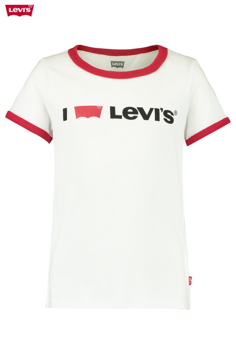 Meisjes T-shirt Levi's Love White | America Today