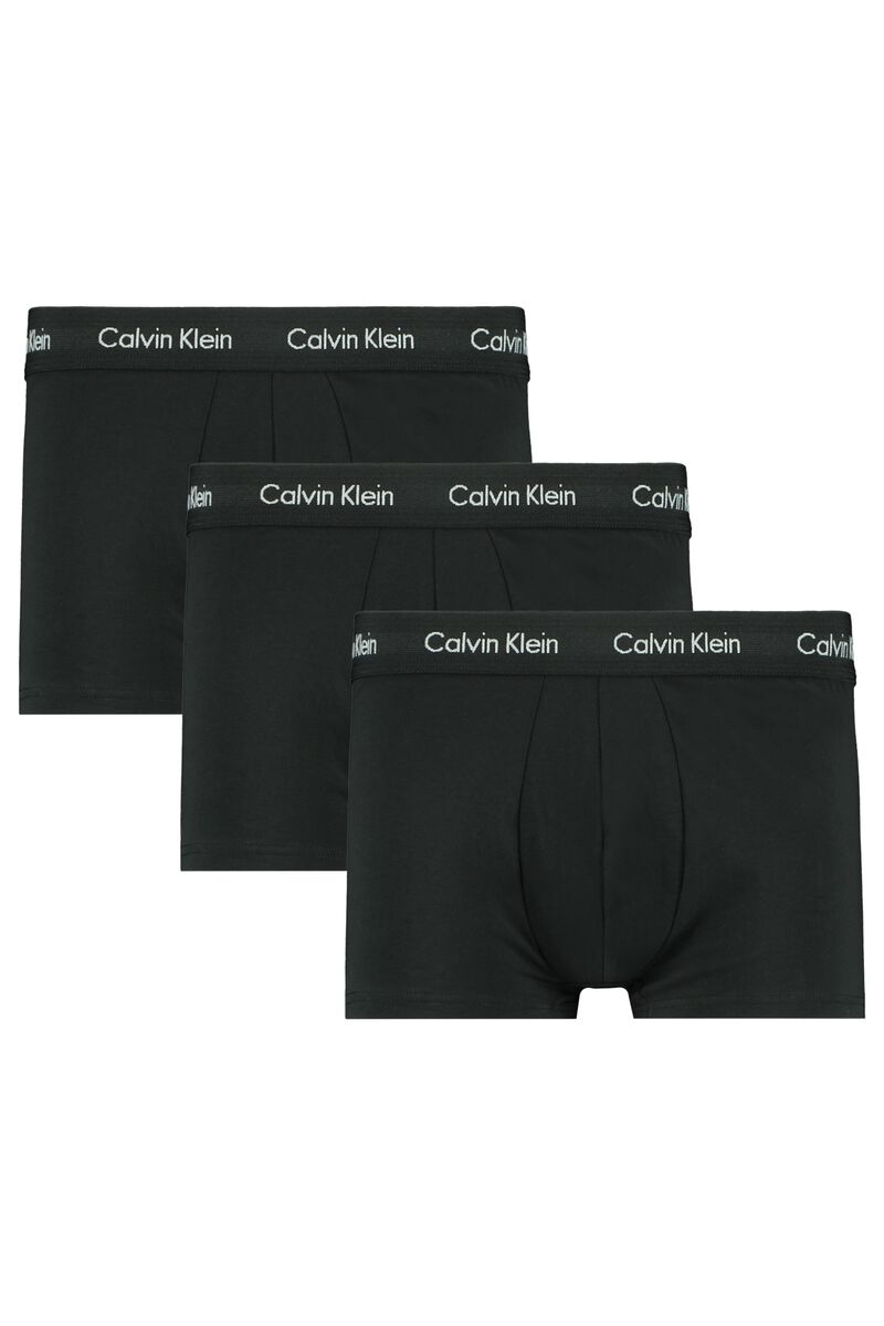 Men Boxershort Calvin Klein 3P LOW RISE Black