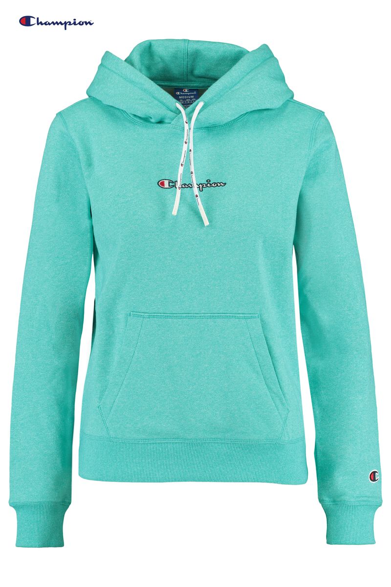 Dames Hoodie Champion small Logo Mint | America Today