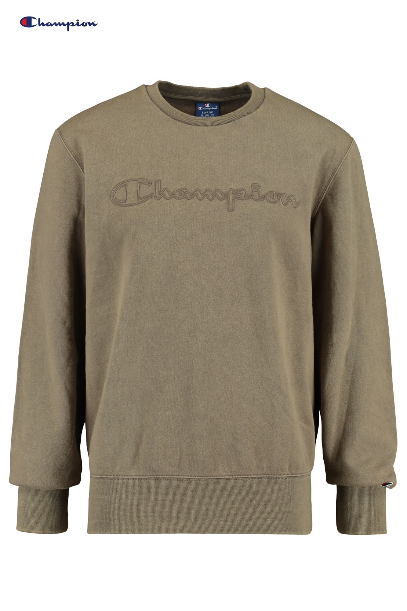 Men Sweater Champion Crewneck Brown Buy Online