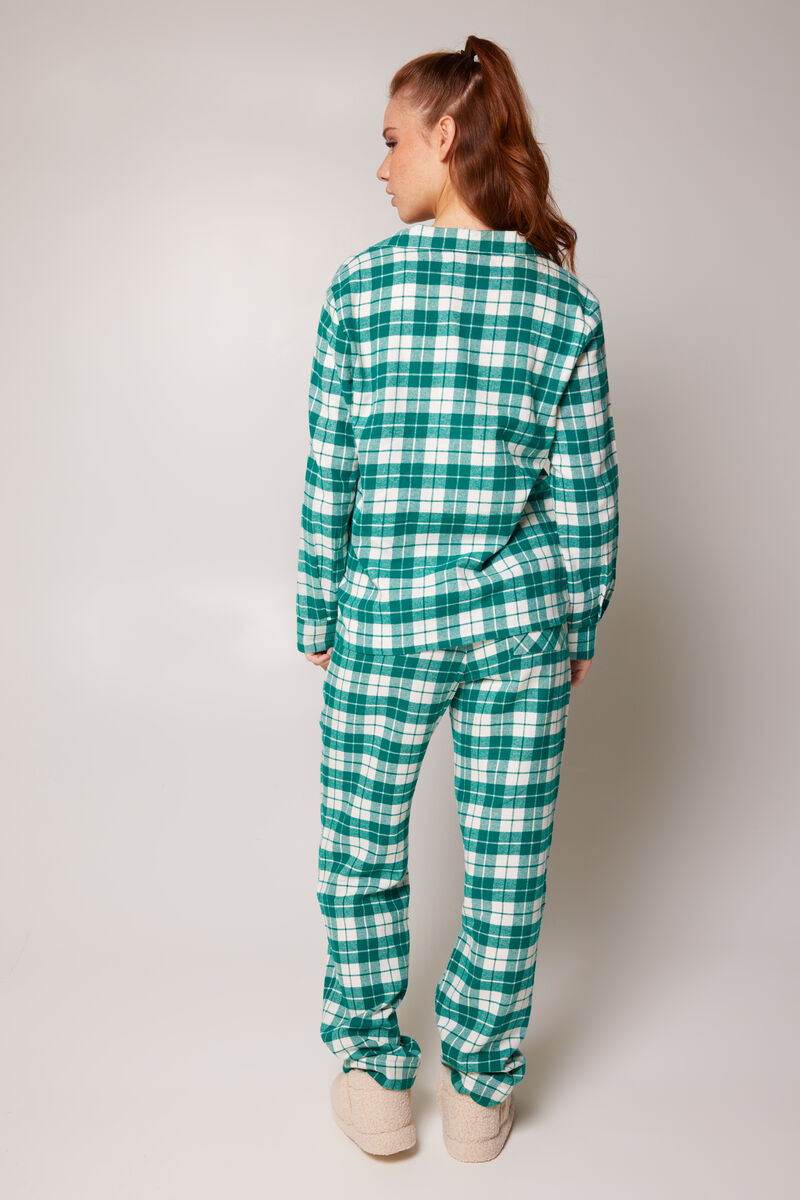 Dames Pyjamabroek Labello bottom White/green