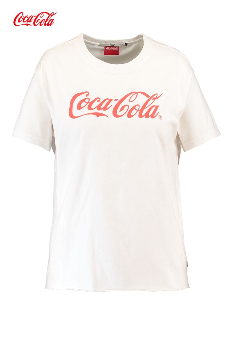 Damen T-shirt Coca-Cola Elly White | America Today