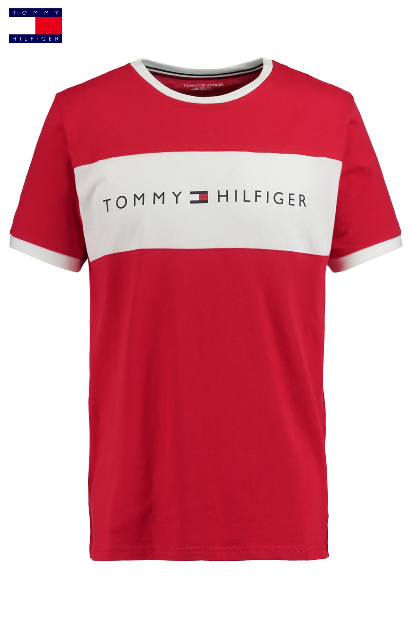 Men T-shirt Tommy Hilfiger Logo Red Buy Online