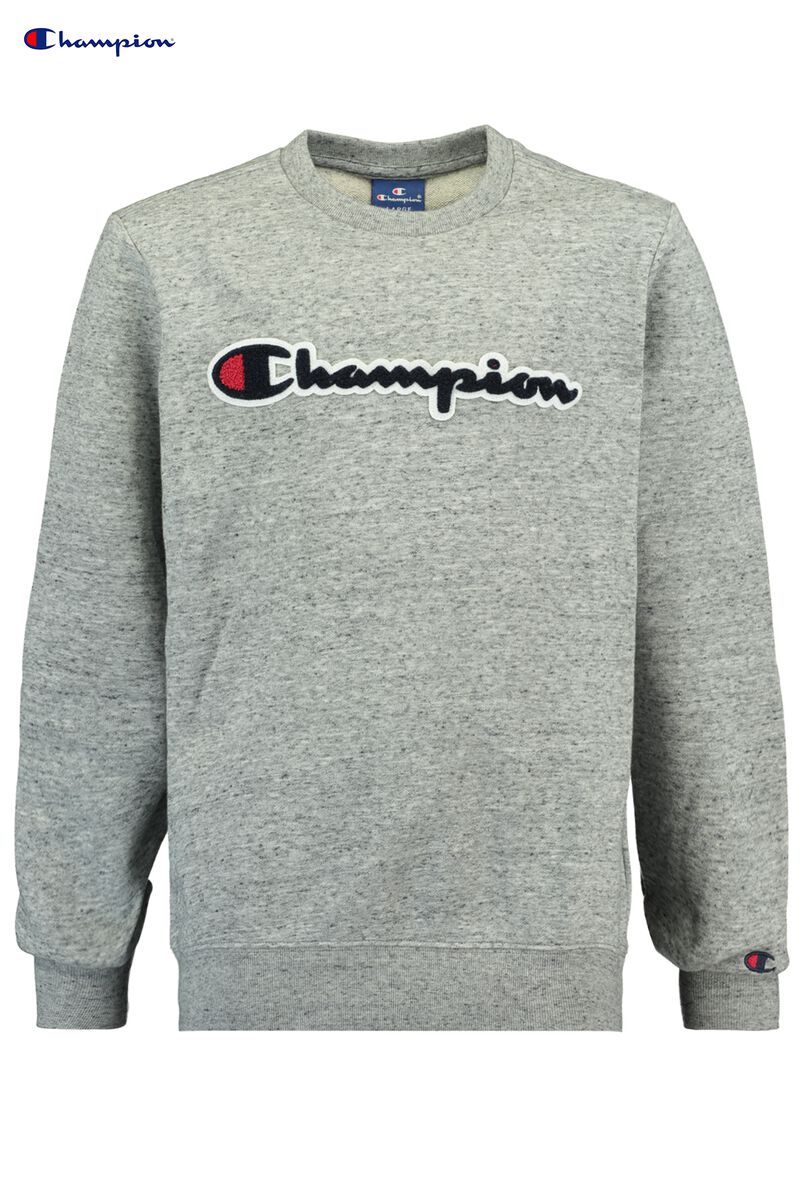 Jungen Sweater Champion logo Grau Online Kaufen
