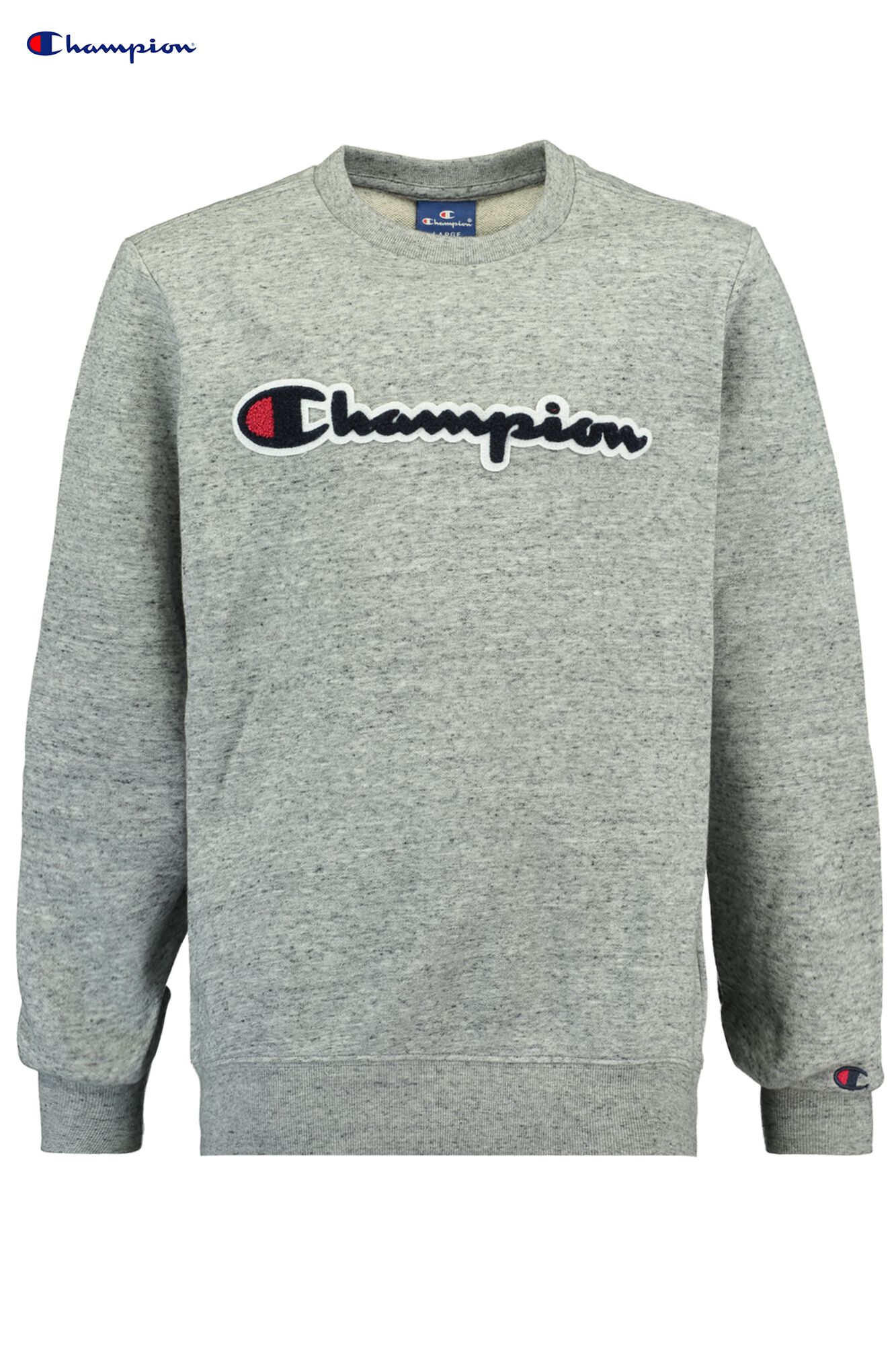 Boys Sweater Champion logo Grey Buy Online