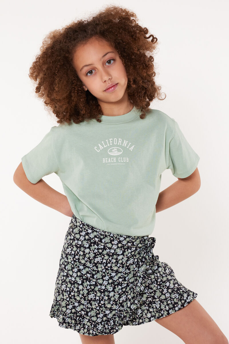 Meisjes T-shirt Estelle JR Light green | America Today