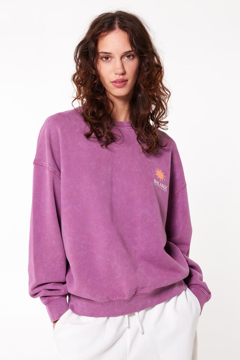 Dames Sweater Sophia Aubergine | America Today