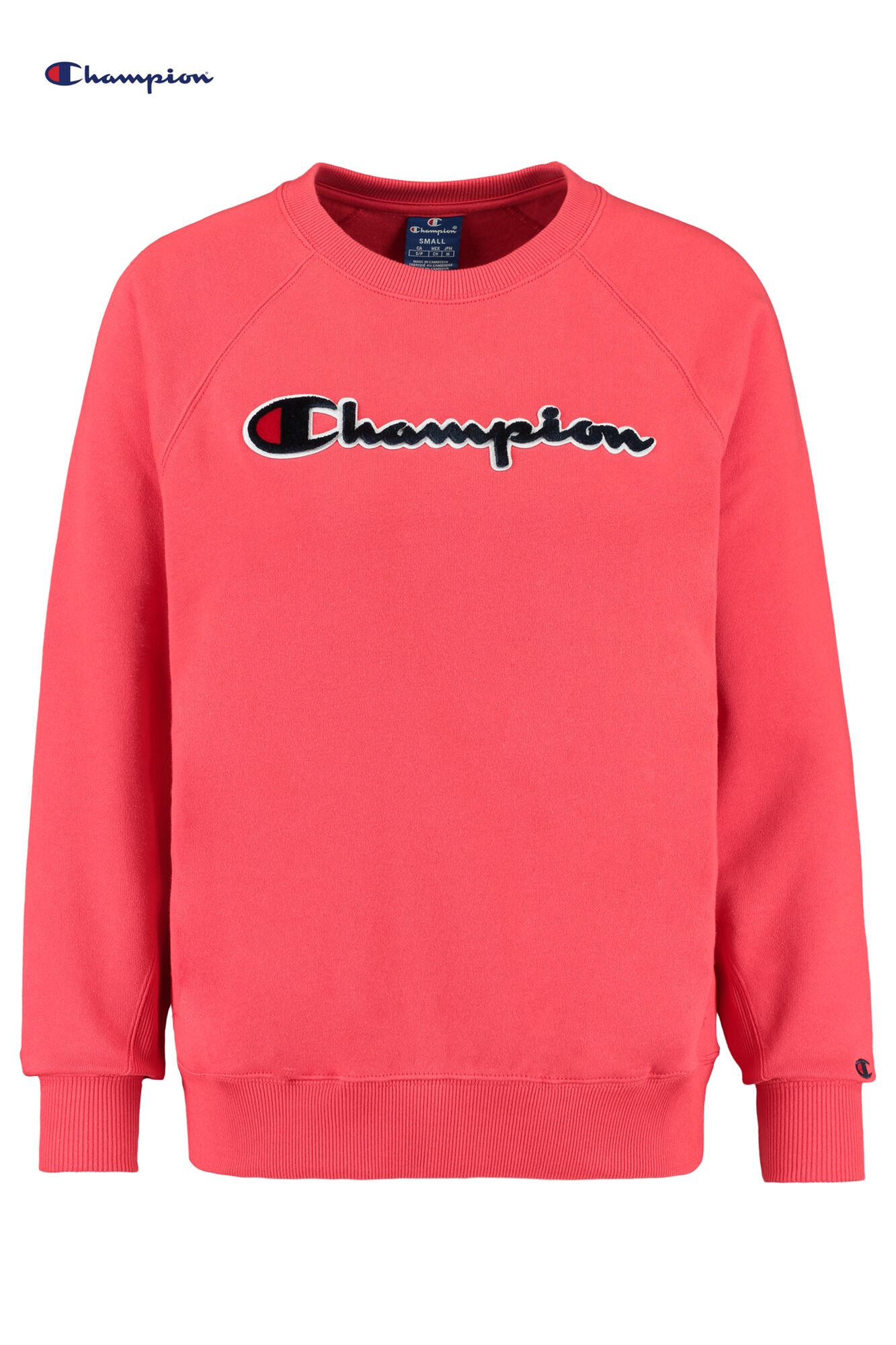 Dames Sweater Champion Crewneck Rood Online Kopen