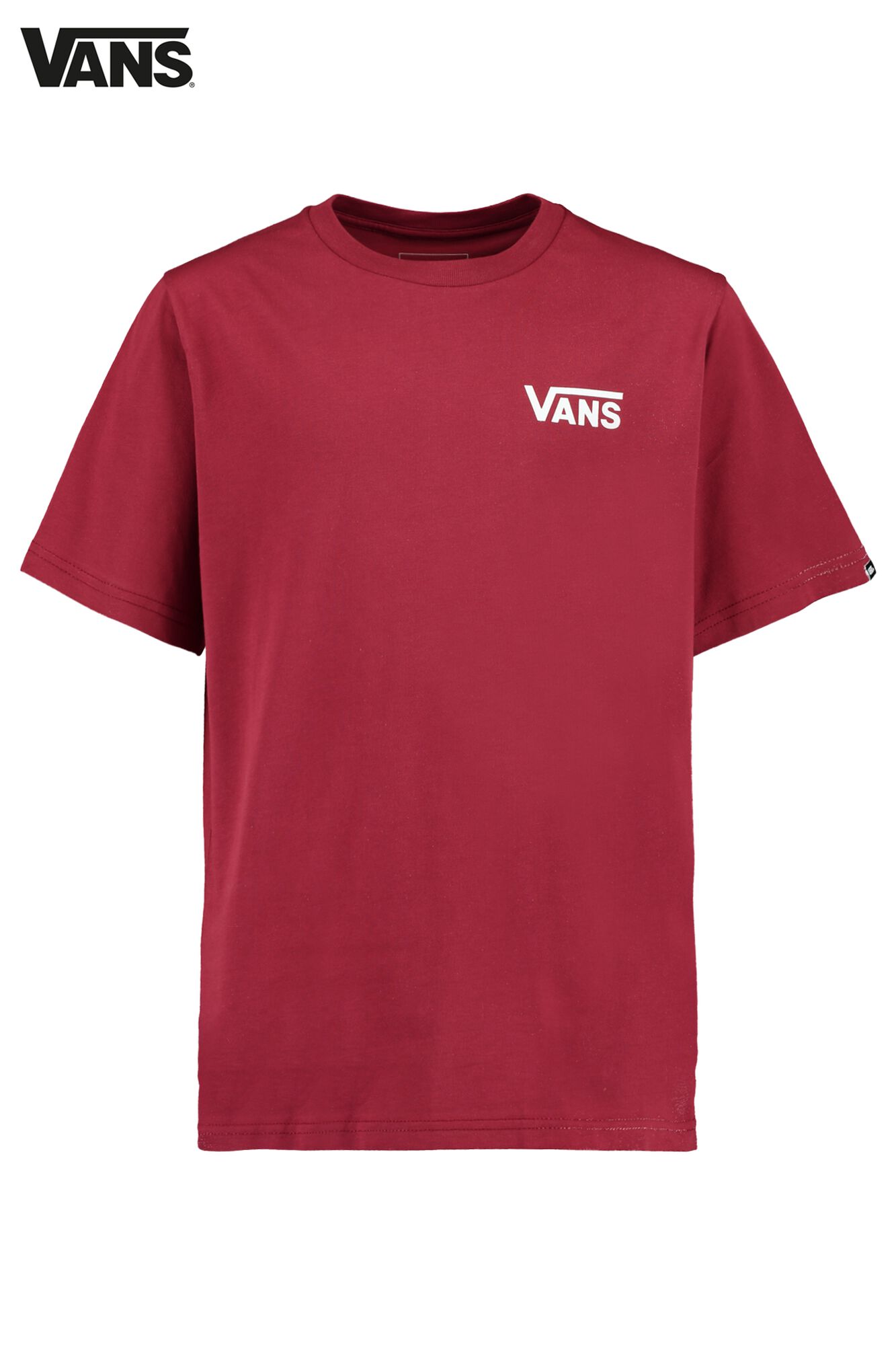 Boys T-shirt Vans Classic logo Red Buy Online
