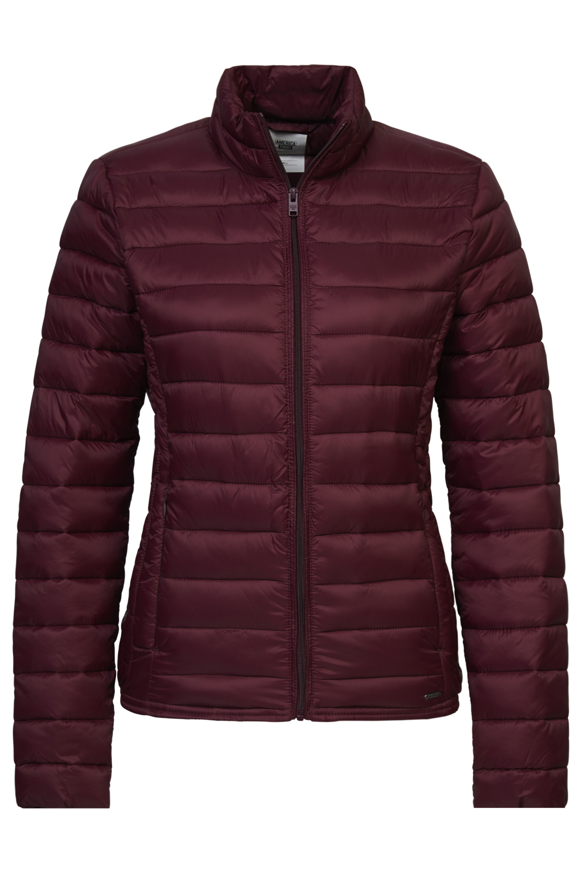 Damen Jacke aus recyceltem Polyester Rot Online Kaufen