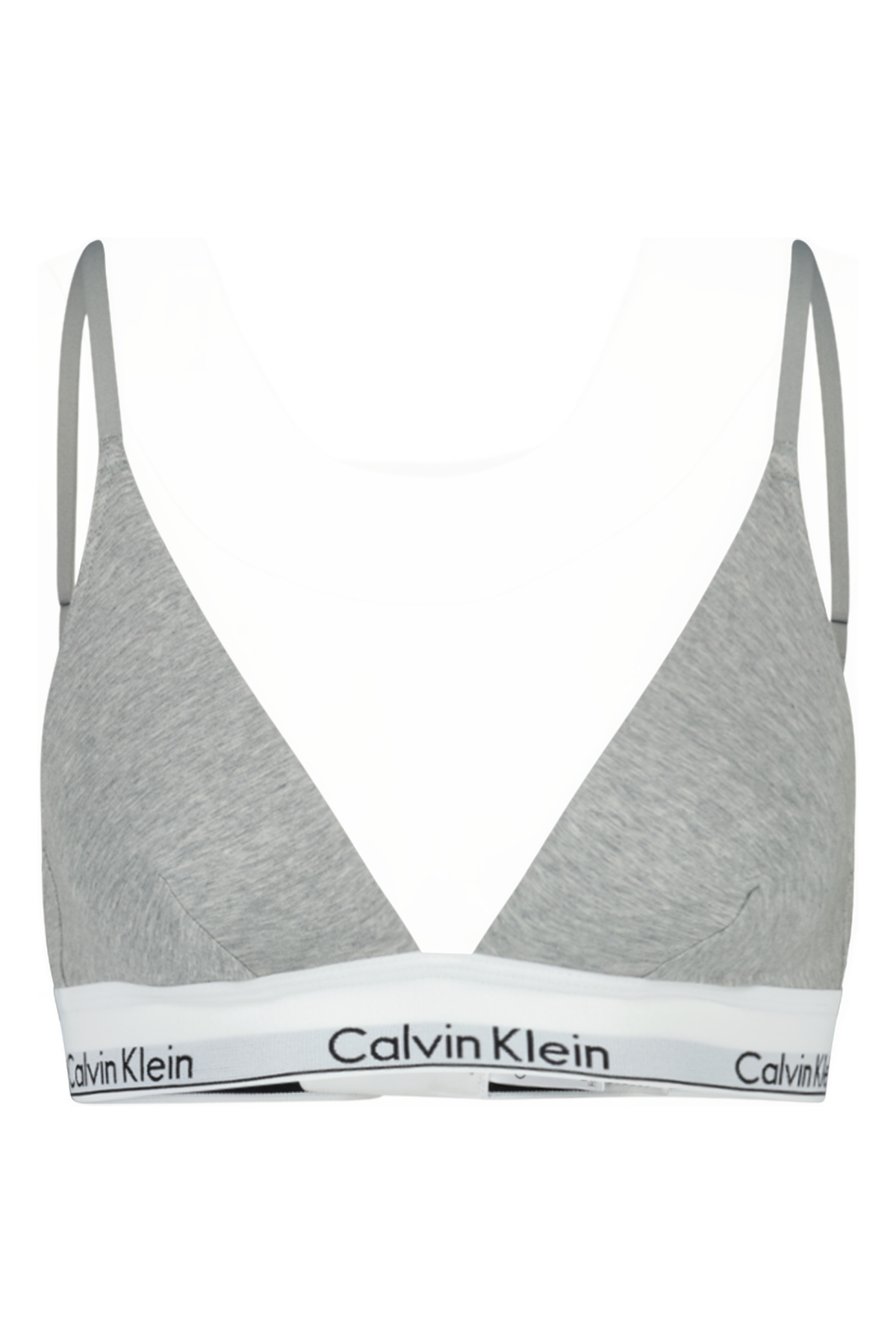 Dames Bralette Calvin Klein triangle Grey melange