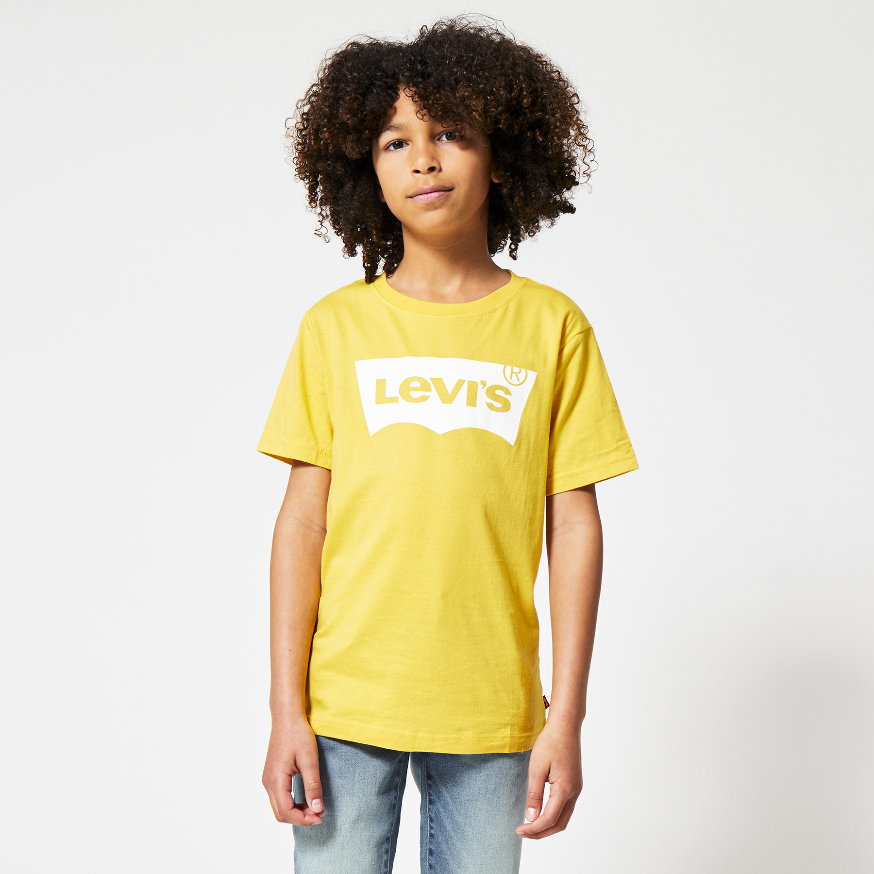 Boys Levi's t-shirt Batwing Tee Yellow | America Today