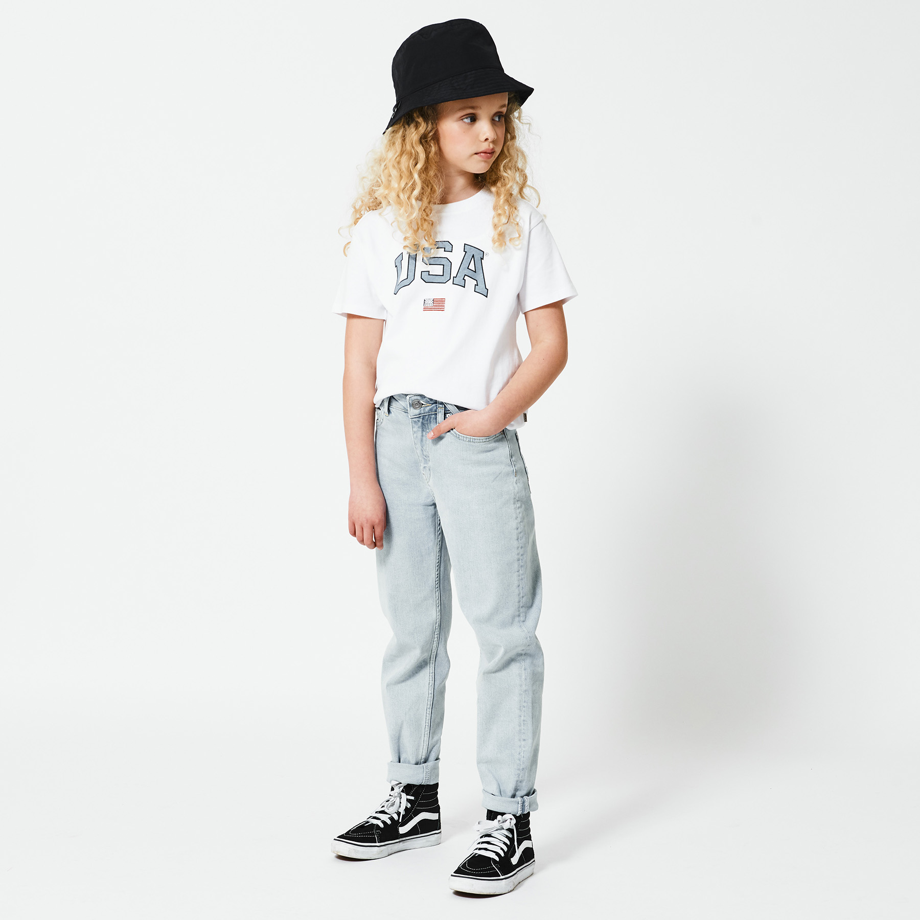 Girls Loose fit jeans Blue Buy Online | America Today