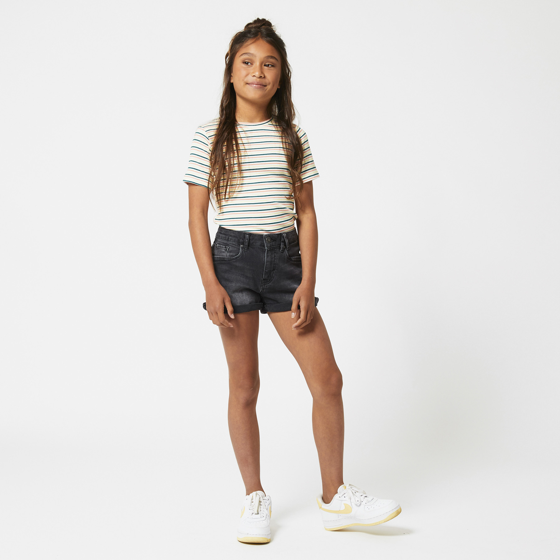 Girls Denim shorts Black | America Today