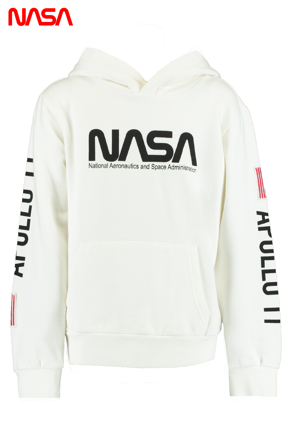 Boys NASA hoodie with print Off white | America Today