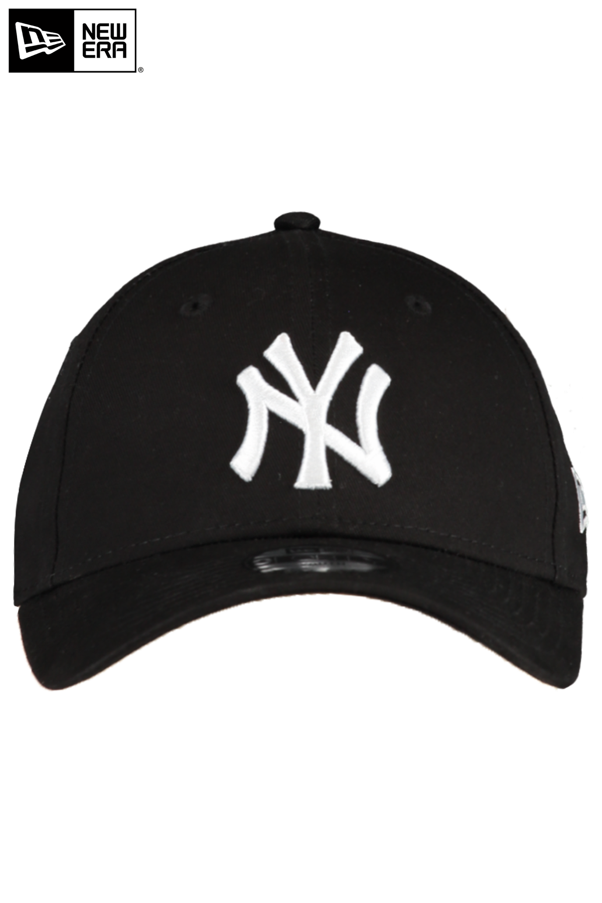 Boys New Era cap 940 adjustable Black/white