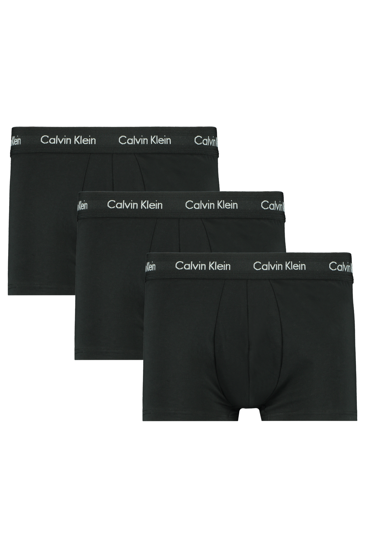 Men Boxershort Calvin Klein 3P LOW RISE Black