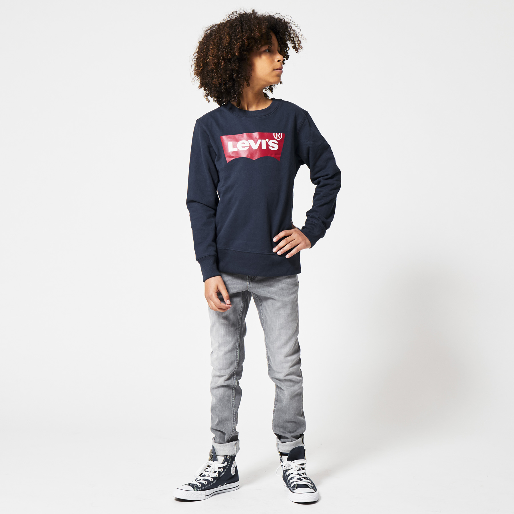 Levis batwing hot sale crew sweatshirt